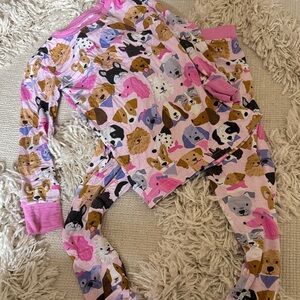 Little Sleepies Dog Print Pajama Set